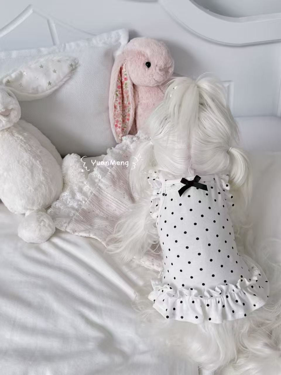 Polka dot matching set